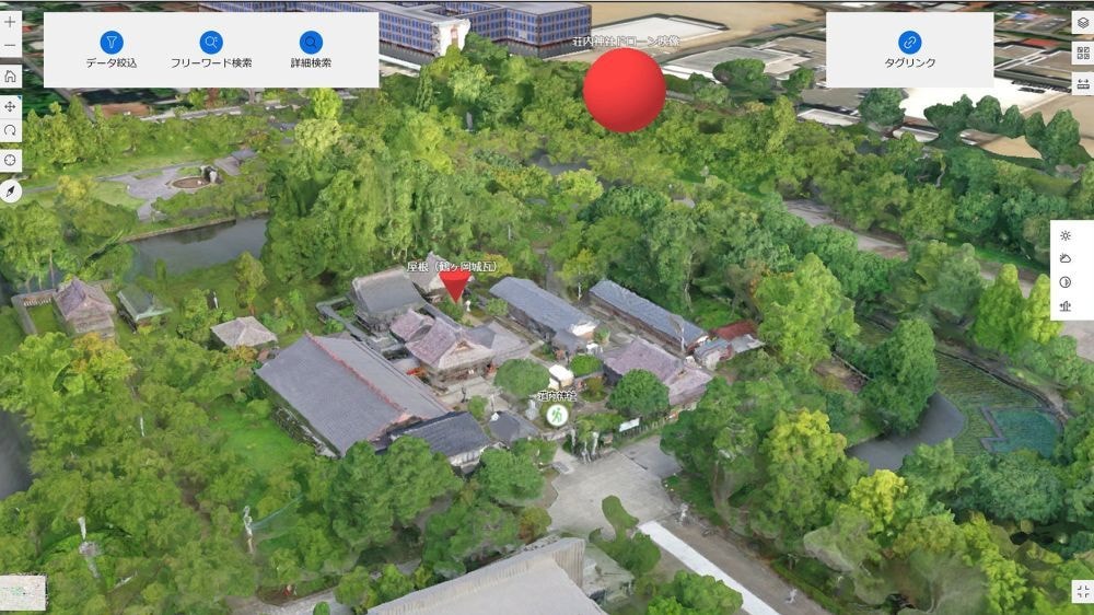 鶴岡市3DVRマップPC